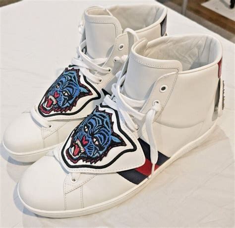 gucci tiger high tops|Gucci high tops for men.